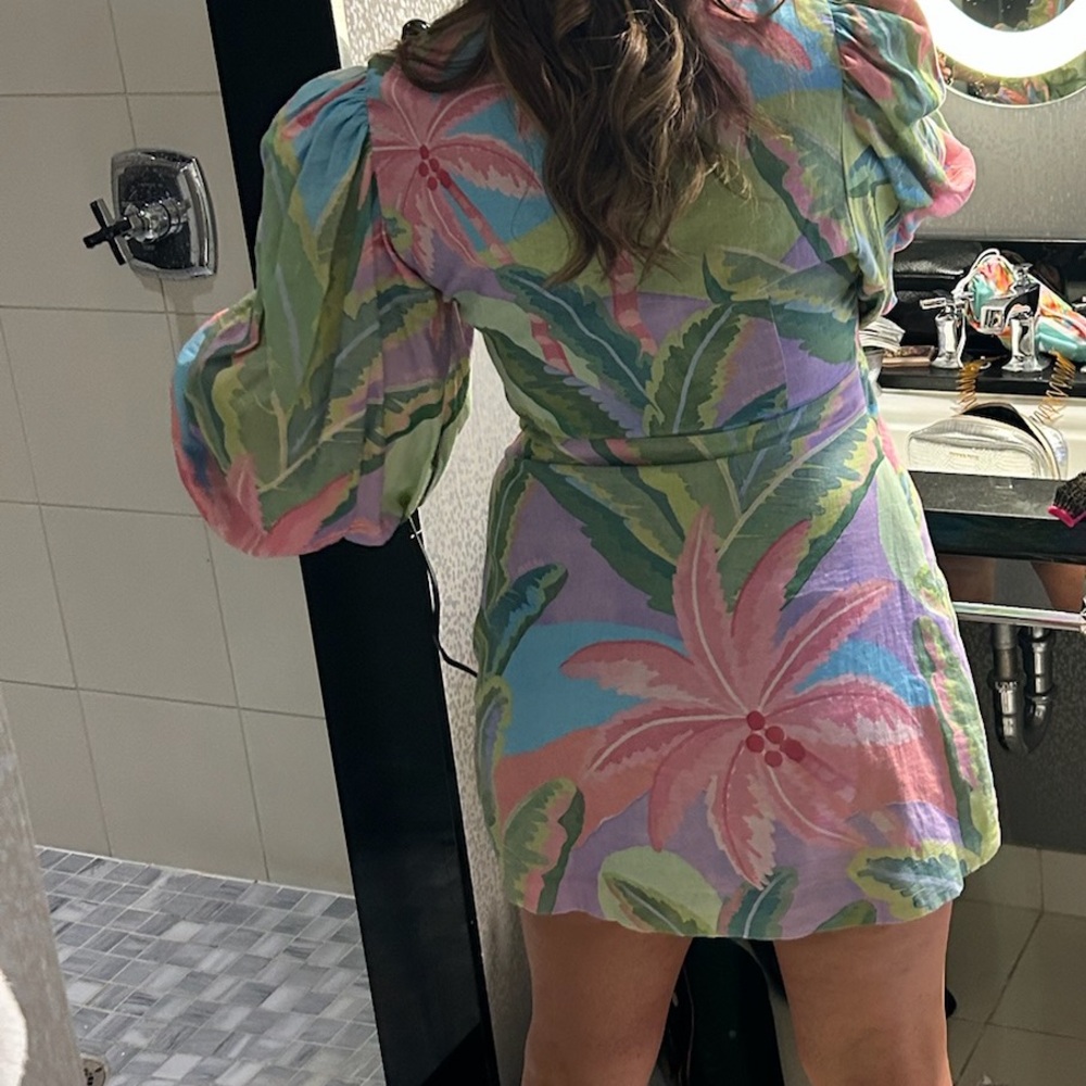 FARM Rio Tropical Print Mini Dress - Picture 4 of 4